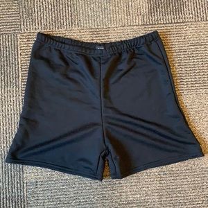 Black sweat short, size 10